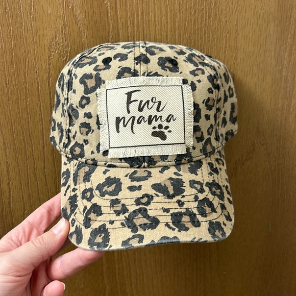 Accessories - Leopard Print Fur Mama Hat